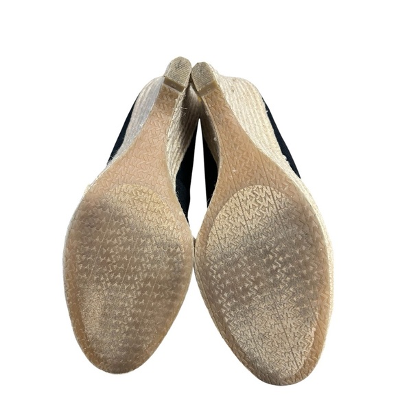 Michael Kors Black Meg Espadrille Wedge 10 - Picture 5 of 5